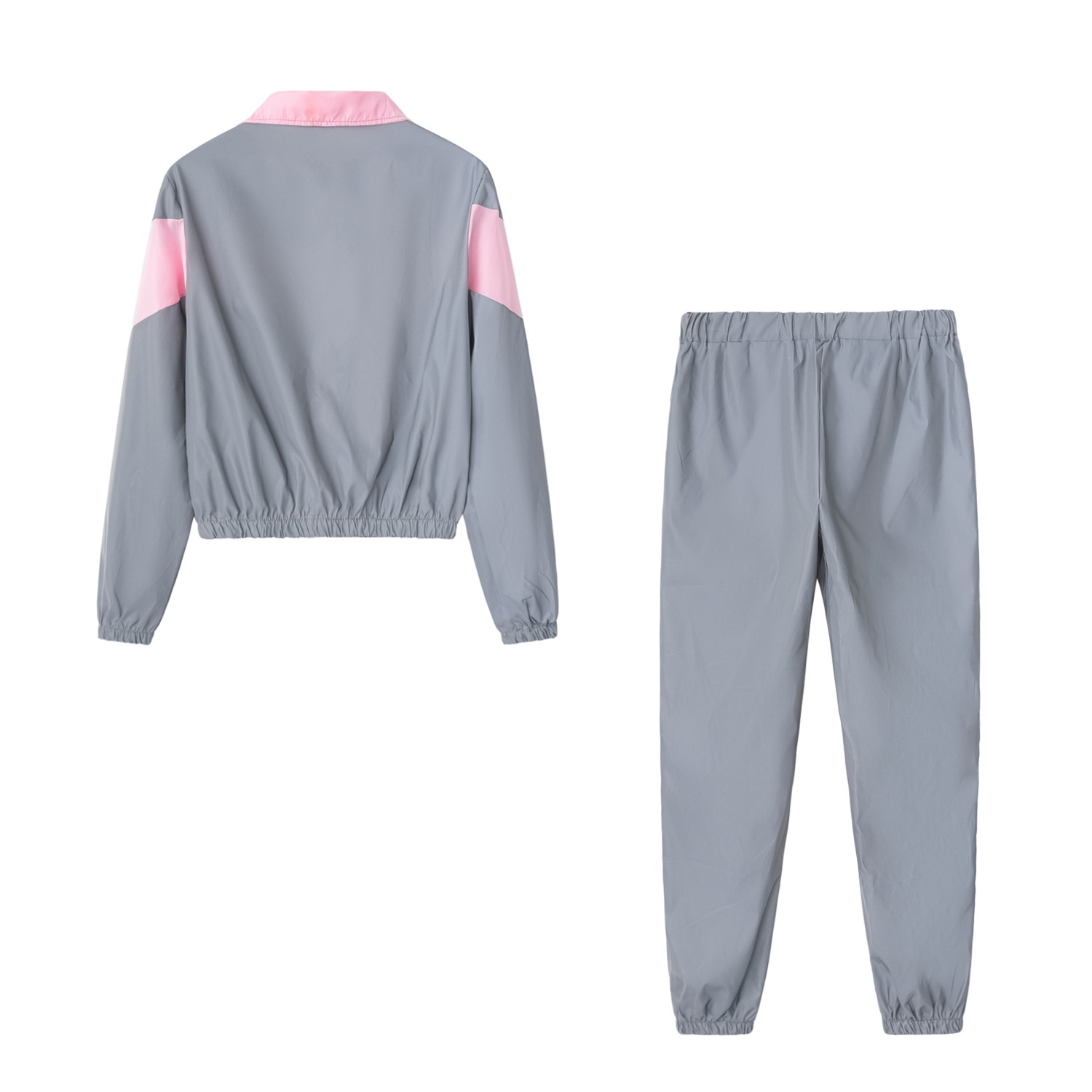 ChicShe Vêtements d'automne-hiver transfrontaliers européens et américains pour femmes, grandes tailles, patchwork ample et réfléchissant_voghion.com