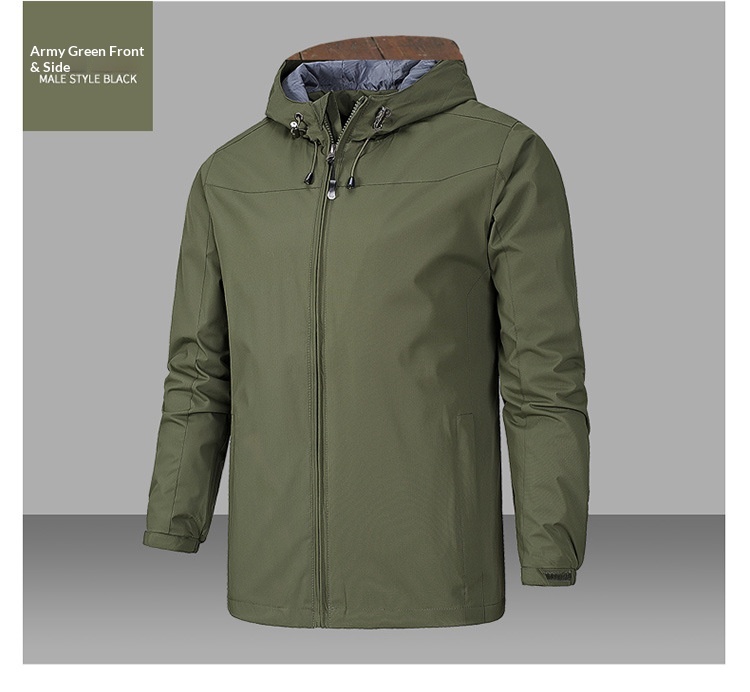 Veste homme/femme coupe-vent imperméable quatre saisons pour la randonnée, printemps/automne, une seule couche_voghion.com