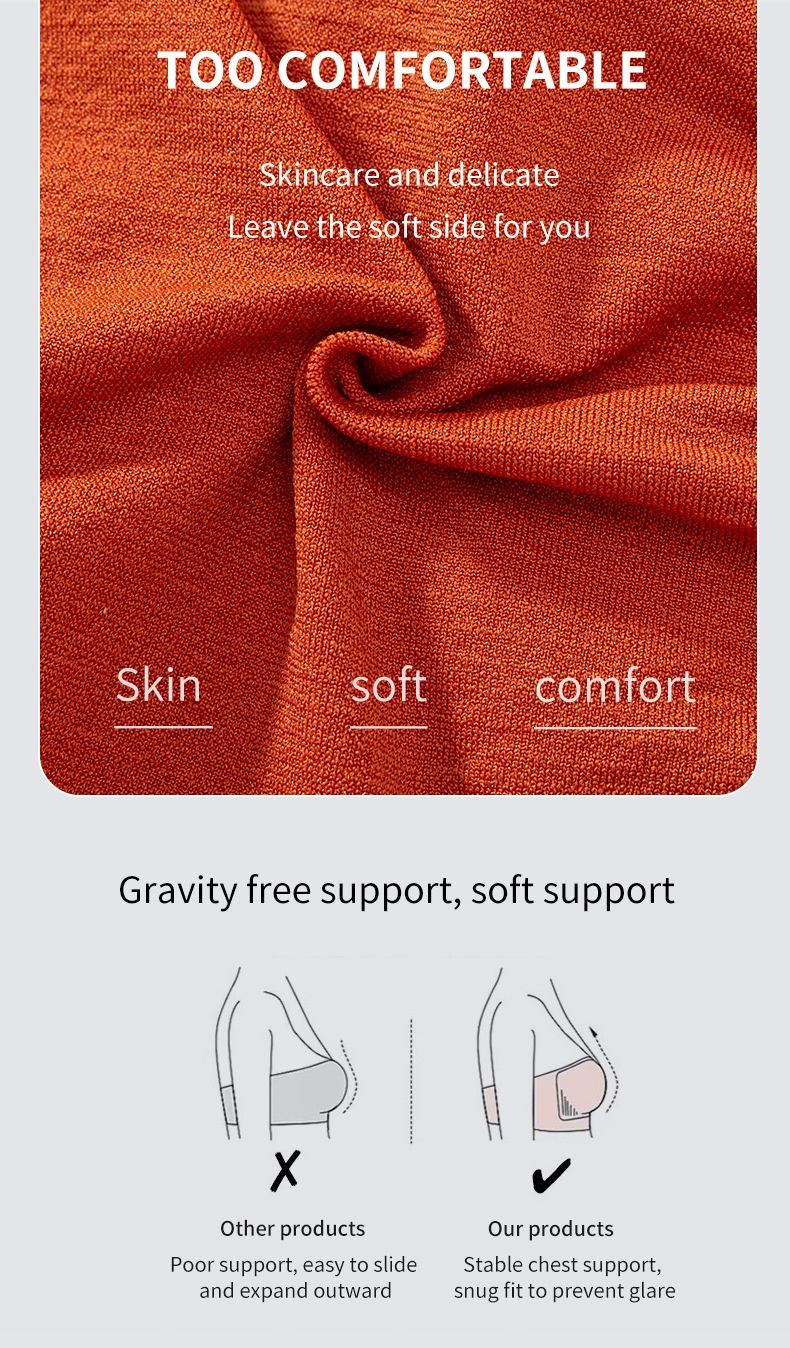 Soutien-gorge de sport ChicShe grande taille à bretelles croisées, taille 6XL, sans armatures, pour femme, commerce extérieur._voghion.com