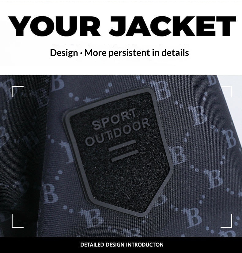 Veste coupe-vent décontractée et tendance imperméable pour homme, collection printemps 2023_voghion.com