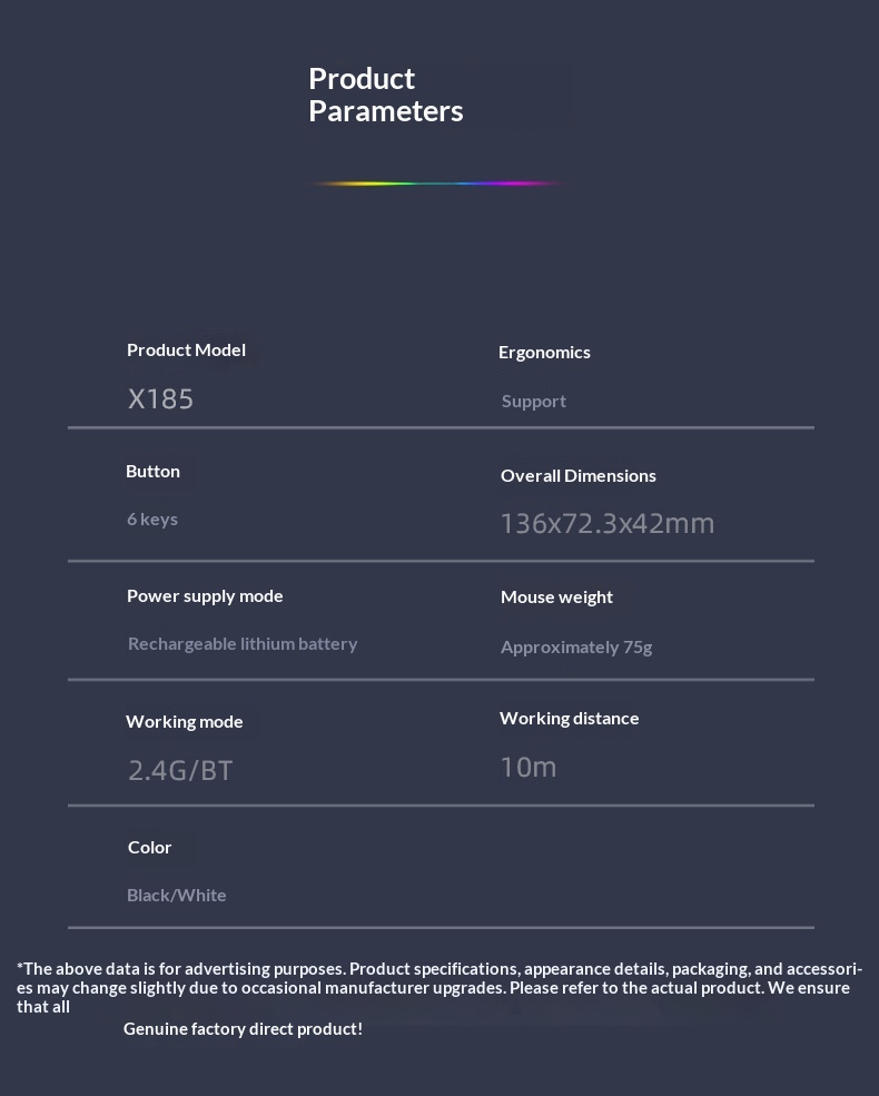 Digitex Digitex Wirlss Mous Charging Modl Silnt Blutooth 2.4g Offic Luminous Gaming E-sports Laptop Accssoris In Stock_voghion.com
