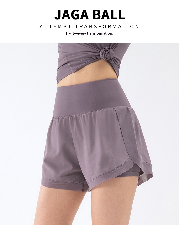 Ningbo Big Tree Anti-Exposure Sports Shorts For Women, Summer Loose Running Fitness Pants, Casual High-Waist Tummy_voghion.com