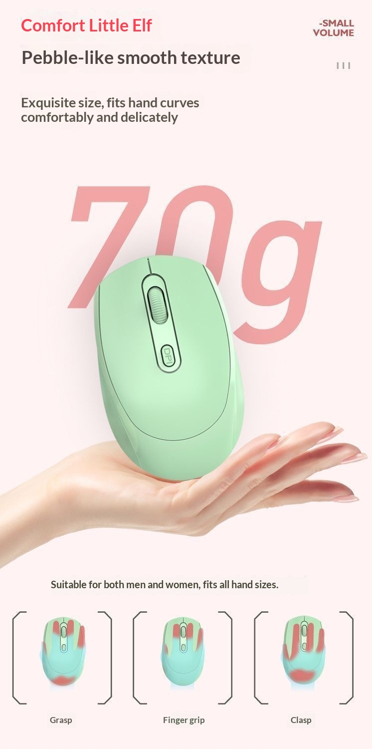 Digitex Digitex Digitex New Wireless Mouse Silent Rechargeable Laptop Desktop Computer Business Office Gaming Universal Model_voghion.com