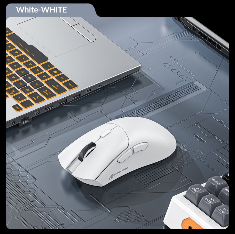 Digitex Digitex Attack Shark R1 Lightweight PAW3311 E-sports Gaming Three-mode Bluetooth Wireless Laptop Mouse_voghion.com