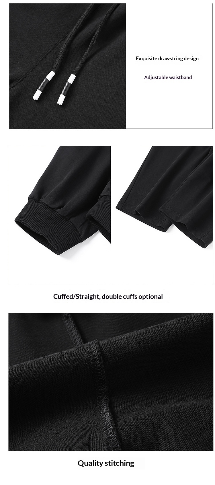 Pantaloni Capri da uomo in cotone larghi, estivi, taglie forti, casual, da corsa, fitness, sportivi_voghion.com