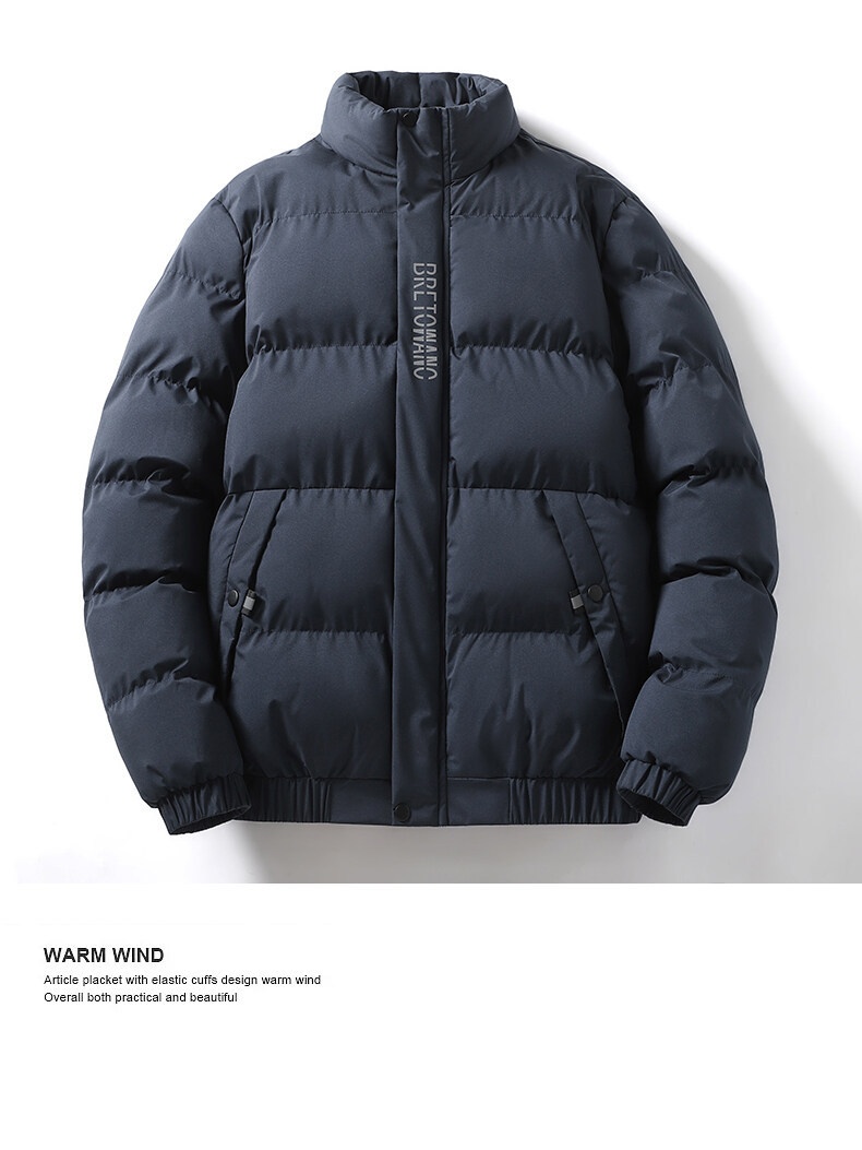 boy Brand Men's Autumn Winter Thickened Warm Stand Collar Casual Slim Fit Cold-Proof Sports Down Jacket Coat_voghion.com