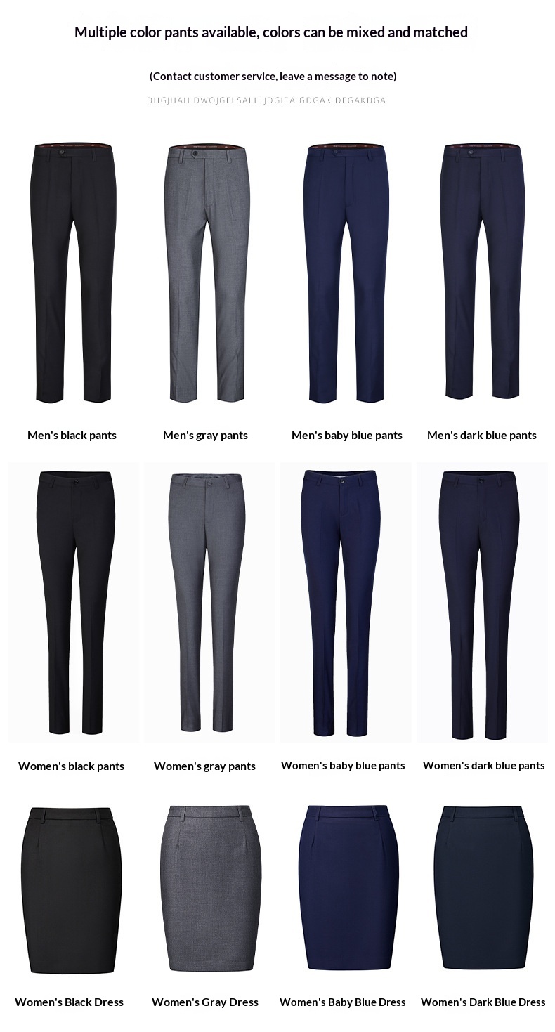 Traje profesional unisex blanco, ropa formal de negocios, camisa de manga larga para profesor de hotel, primavera y otoño_voghion.com