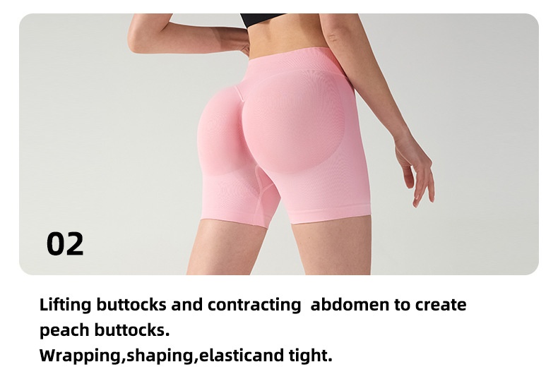 High Elasticity Butt-Lifting Fitness Yoga Peach Butt No Embarrassment Line Pilates Medium Intensity Training Spor_voghion.com