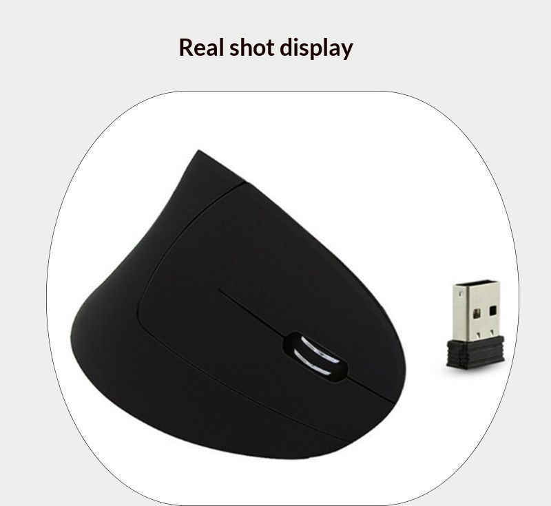 Digitex Digitex 5th Generation Silent 2.4G Wireless Vertical Ergonomic Suitable For Large Hands Wired Model Upright Right-Handed Mouse_voghion.com