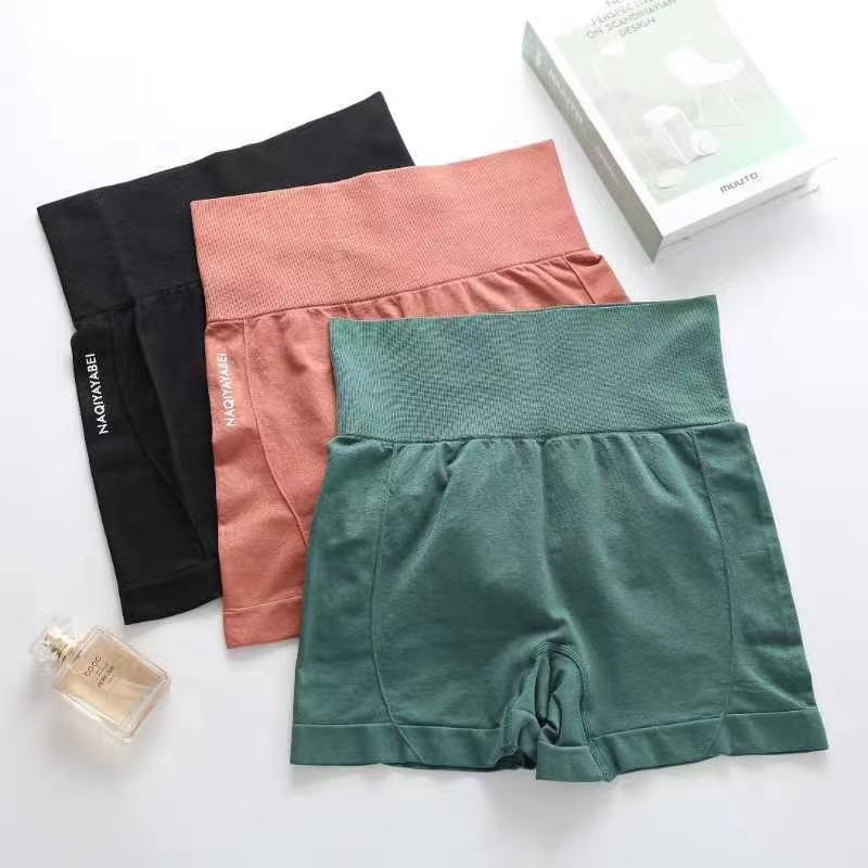 High Waist Tummy Control Butt Lift Yoga Warm-up Pants Fitness Girl Slimming Tight Running Sports Peach Shorts For Women_voghion.com