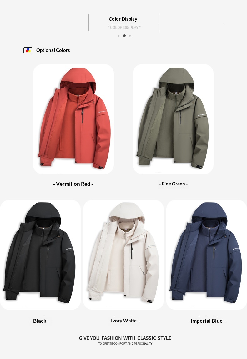 boy Boy 2025 New Detachable Outdoor Thickened Men's Jacket Three-in-One Coat_voghion.com