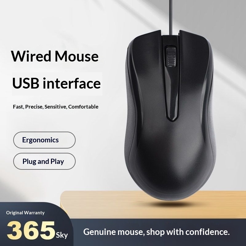 Digitex Digitex Business Office Gaming Home Laptop Desktop Computer Universal Original Wired Mouse_voghion.com