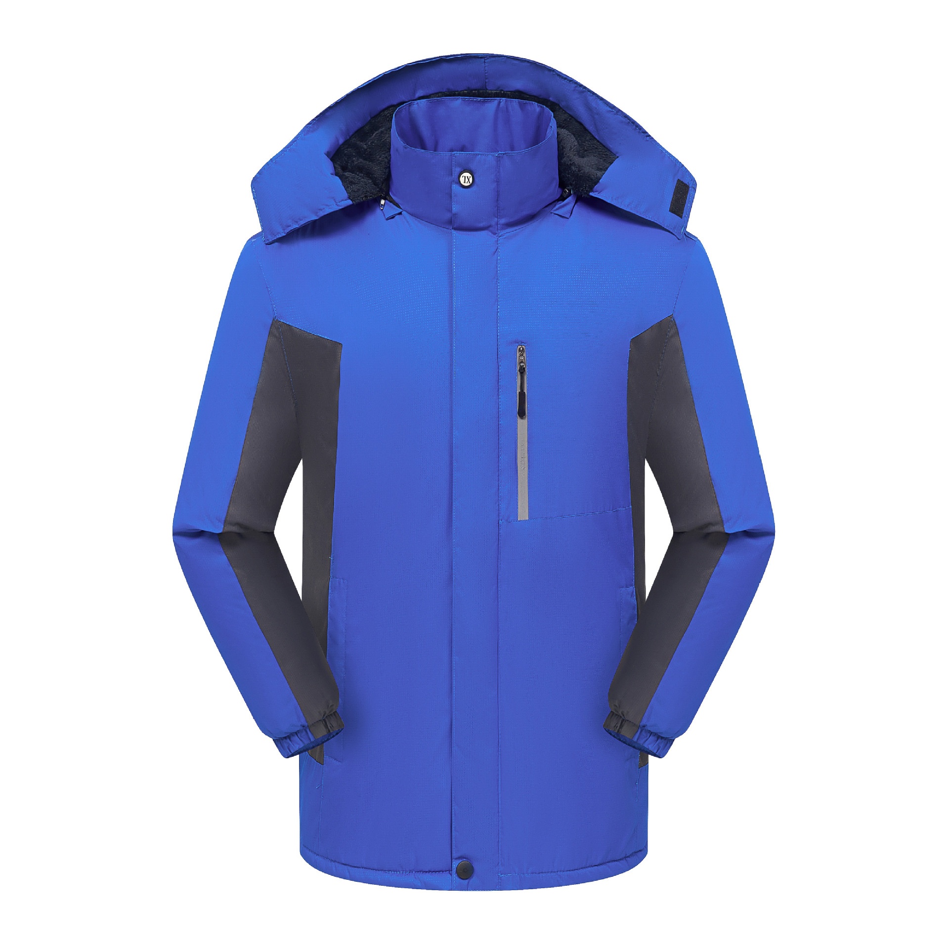 Veste de travail imperméable imprimée doublée polaire pour garçon, manteau d'hiver en coton pour homme, uniforme d'usine, épaisse et chaude_voghion.com