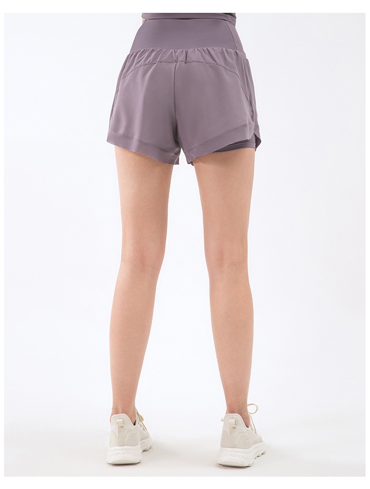 Ningbo Big Tree Anti-Exposure Sports Shorts For Women, Summer Loose Running Fitness Pants, Casual High-Waist Tummy_voghion.com
