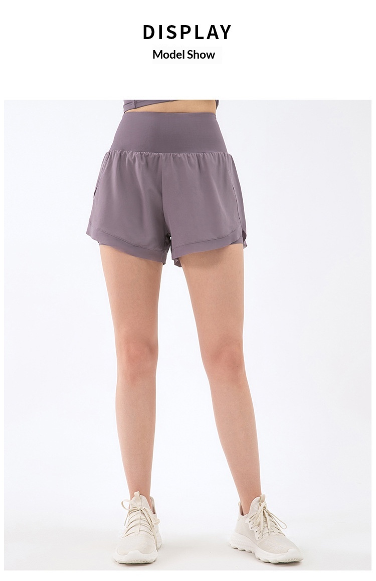 Ningbo Big Tree Anti-Exposure Sports Shorts For Women, Summer Loose Running Fitness Pants, Casual High-Waist Tummy_voghion.com