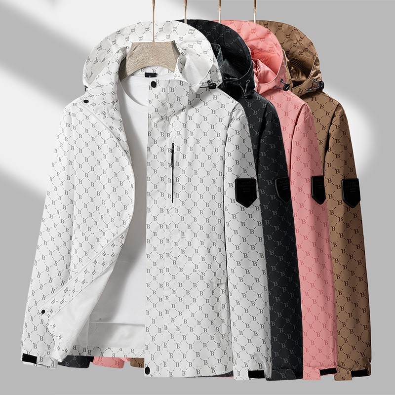 Veste coupe-vent décontractée et tendance imperméable pour homme, collection printemps 2023_voghion.com