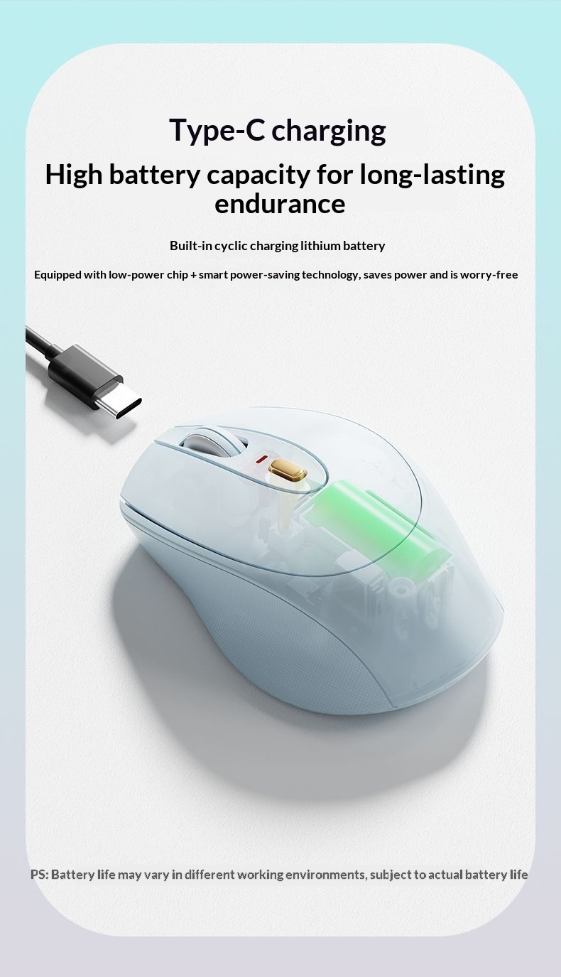 Souris Bluetooth sans fil Digitex compatible Lenovo, silencieuse, rechargeable, compacte et idéale pour le bureau (tablette, ordinateur portable, etc.)._voghion.com