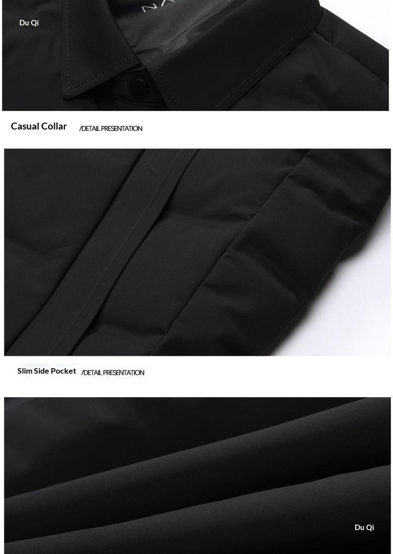boy 2023 Winter New Lightweight Jacket Men's Warm Slim Fit Hoodless Stand Collar Down Coat Men_voghion.com