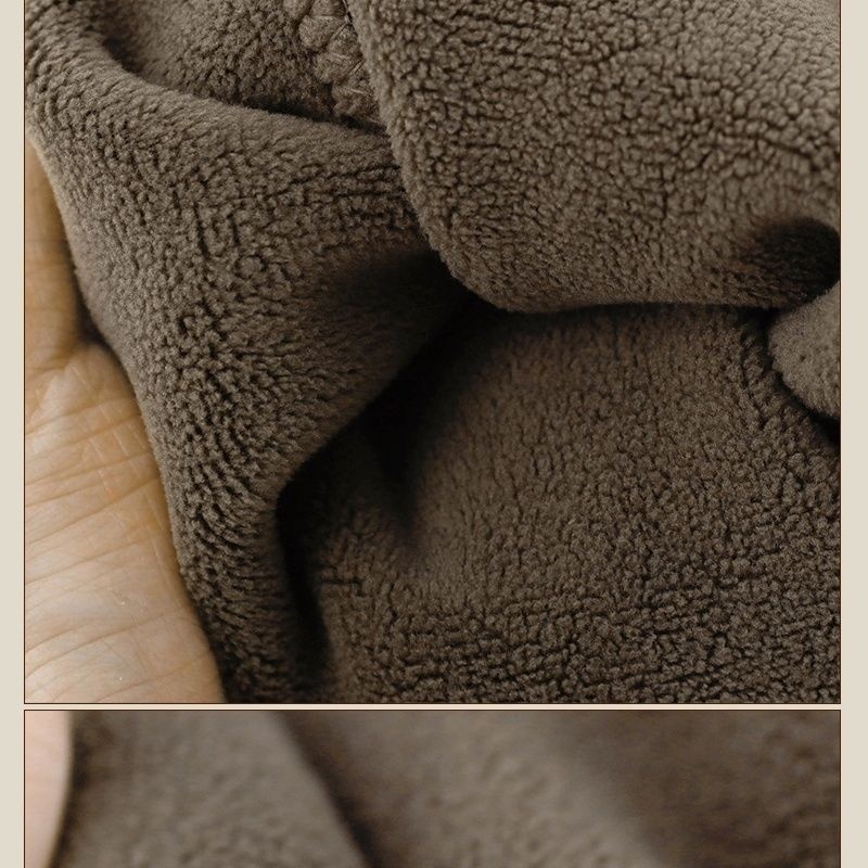 boy Autumn New Double-Sided Men's Large Size Cuffed Sweatpants Thickened Fleece Winter Unisex Sports Pants_voghion.com