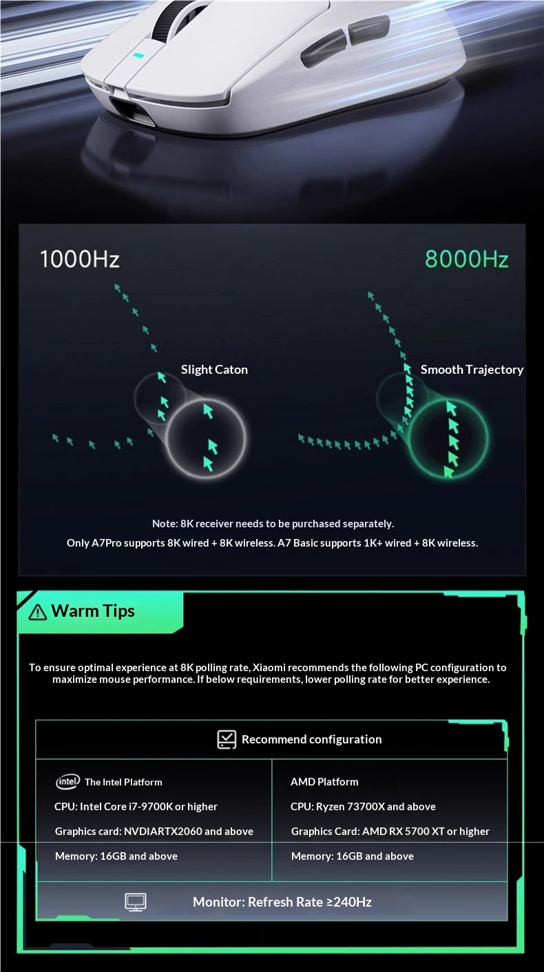 Digitex Digitex 2025 Nuovo mouse da gioco wireless MaiCong aggiornato con tre modalità e-sport, batteria a lunga durata, design leggero_voghion.com