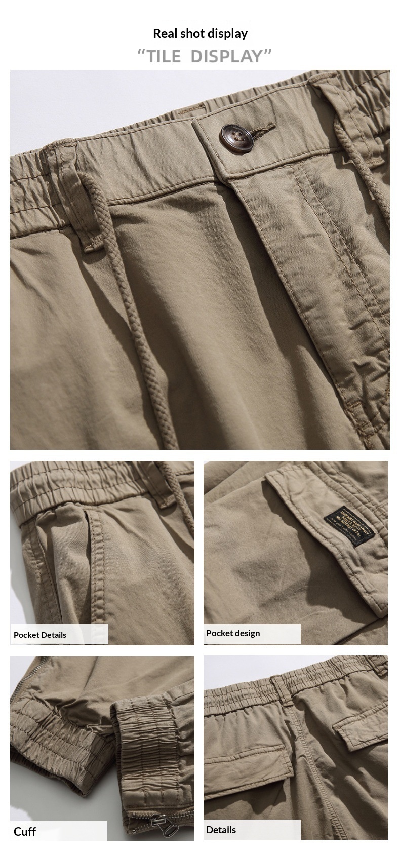 Pantaloni lunghi da uomo in puro cotone, stile casual, da jogging, alla moda giovanile, stile retrò giapponese, autunno inverno_voghion.com