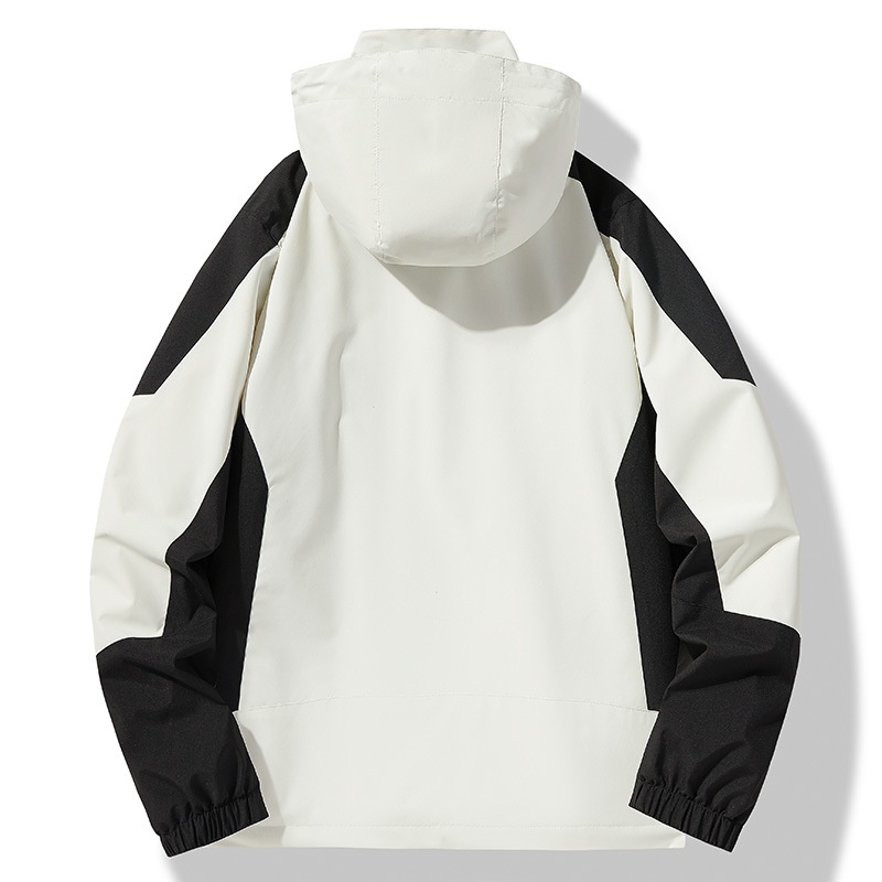 Unisex-Wanderjacke für Jungen, wind- und wasserdicht, 3-in-1, abnehmbare wasserabweisende Kapuze, Softshell-Funktion, ideal für Herbst und Winter_voghion.com