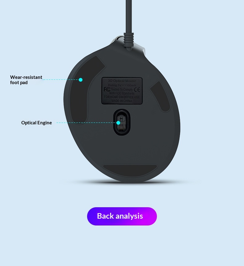 Digitex Digitex Source Factory Vertical Ergonomic 6-Button Wired Office Gaming Mouse_voghion.com