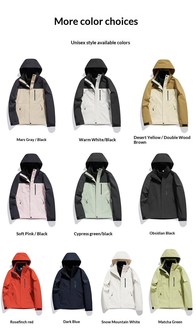 boy Boy 3-in-1 Jacket For Men And Women Winter Two-Piece Set Detachable Windproof Waterproof Warm Thickened Ski Workwear_voghion.com