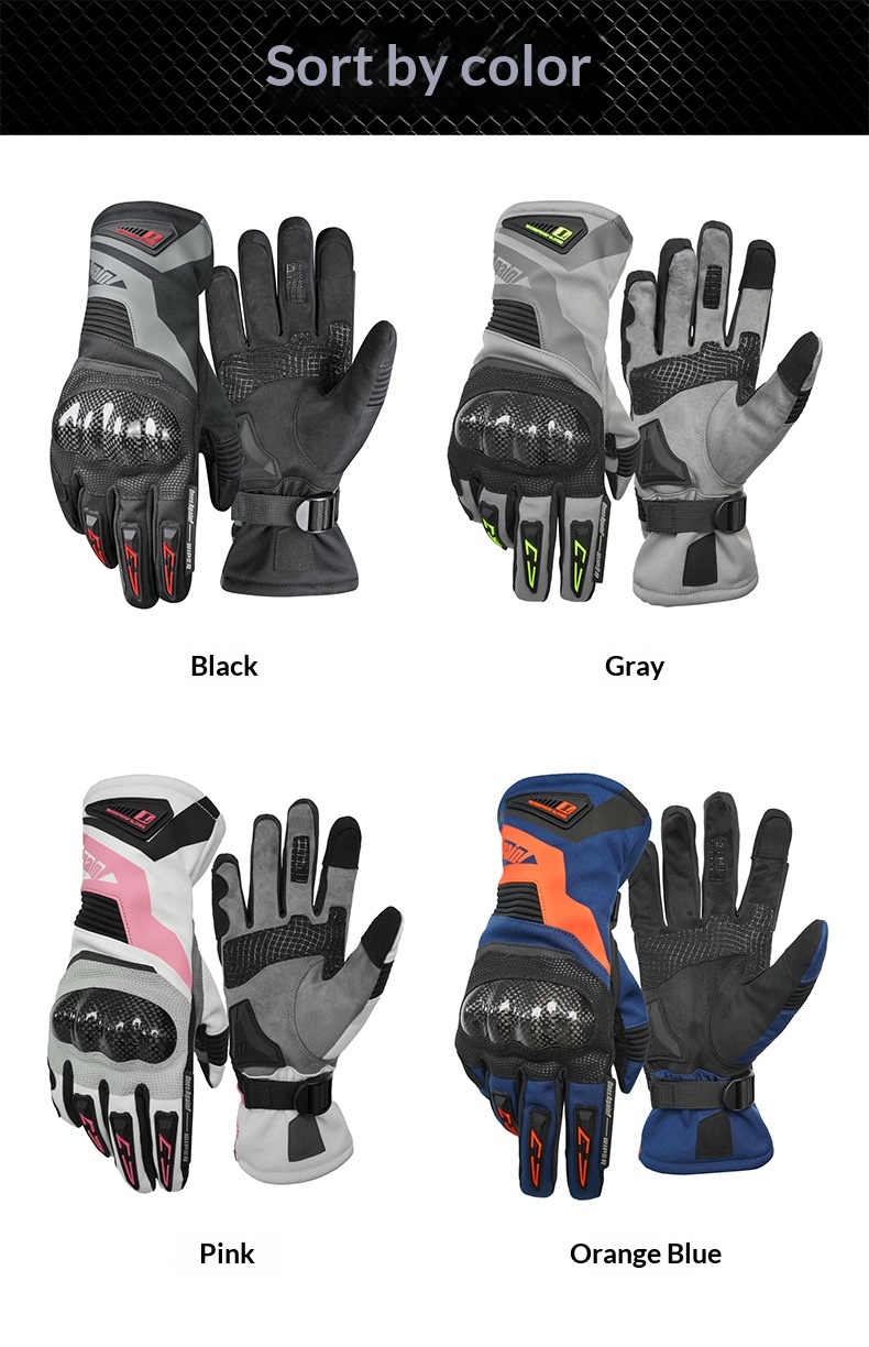 OnesAgain Motorrad-Winterhandschuhe für Herren, lang, wasserdicht, winddicht, warm, für Damen und Herren – Anti-Drop-Handschuhe_voghion.com