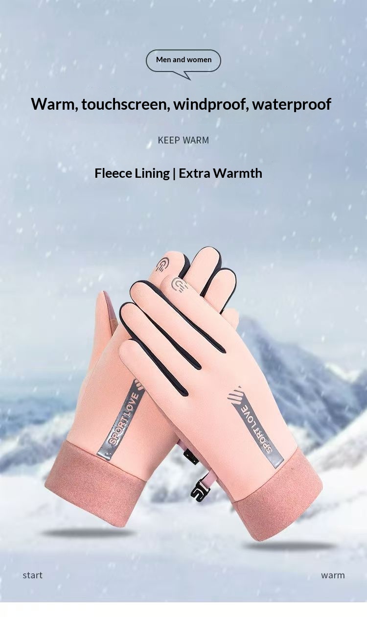 ragazzo ragazzo autunno e inverno caldi sport impermeabili antivento guanti antifreddo coppia uomini equitazione guida antiscivolo_voghion.com