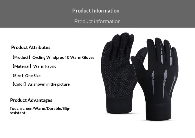 Junge Junge Junge Männer und Frauen Radfahren Warm Herbst Winter Winddicht Kältedicht Motorradfahren Fahrradfahren Skifahren Vollständiger Finger-Touchscreen_voghion.com