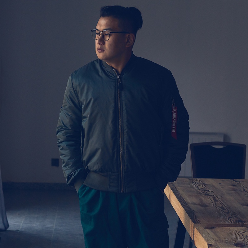 boy 2025 Winter New American Hip-Hop Fleece-Lined Thickened Plus Size Bomber Men's Embroidered Baseball Jacket Trendy Street_voghion.com