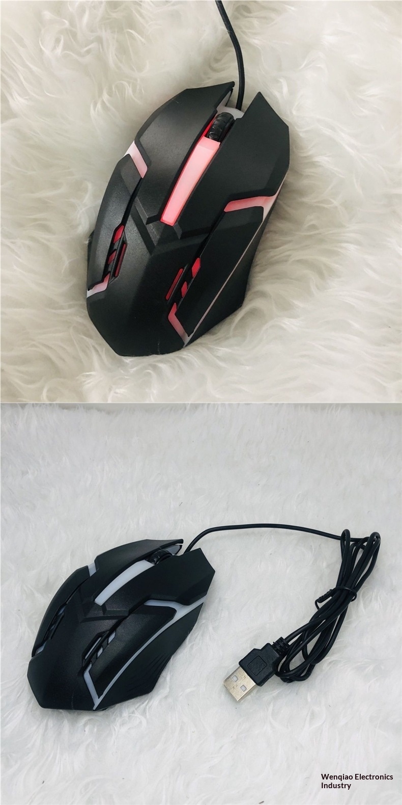 Digitex Digitex Glowing Gaming Wired E-sports Computer USB Adatto per laptop Dell da uomo e da donna Mouse Corpo umano_voghion.com