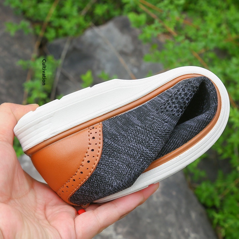 WalkPrime WalkPrime 2025 Cross-Border Men's Lace-Up Business Casual Lightweight Non-Slip Soft Formal Shoes Wide Sole EU Size 45 Dropshipping_voghion.com