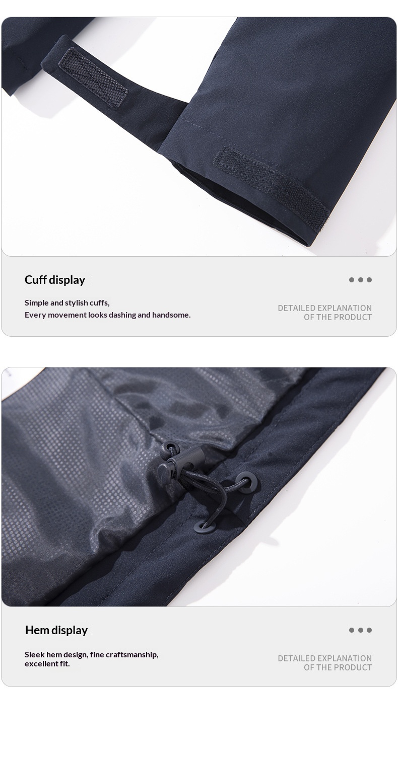 boy Herren- und Damen-3-in-1-Daunenjacke mit abnehmbarem Futter, dicker Fütterung, wasserdicht und winddicht, ideal für Herbst und Winter, zum Wandern und für Outdoor-Aktivitäten._voghion.com