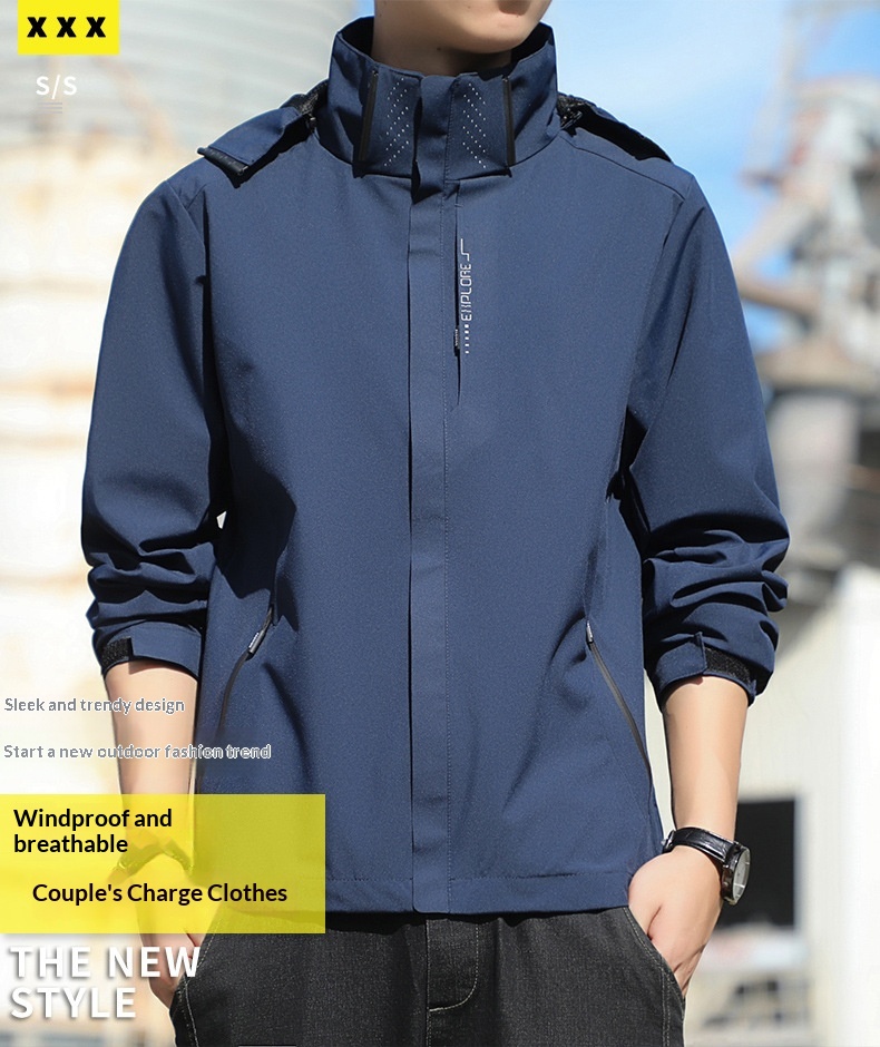 Boy 3-in-1 Jacke Herbst Freizeit Wasserdicht Hochwertig Verdickt Herren Wintermantel Damen_voghion.com