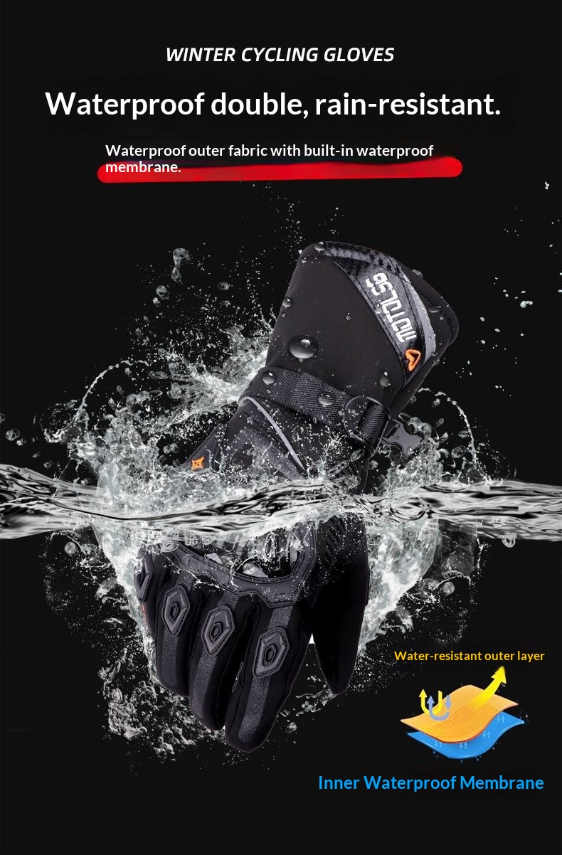 boy Boy Boy Gloves Winter Waterproof Women's Motorcycle Warm Fleece Windproof Thickened Riding Gear Men's_voghion.com