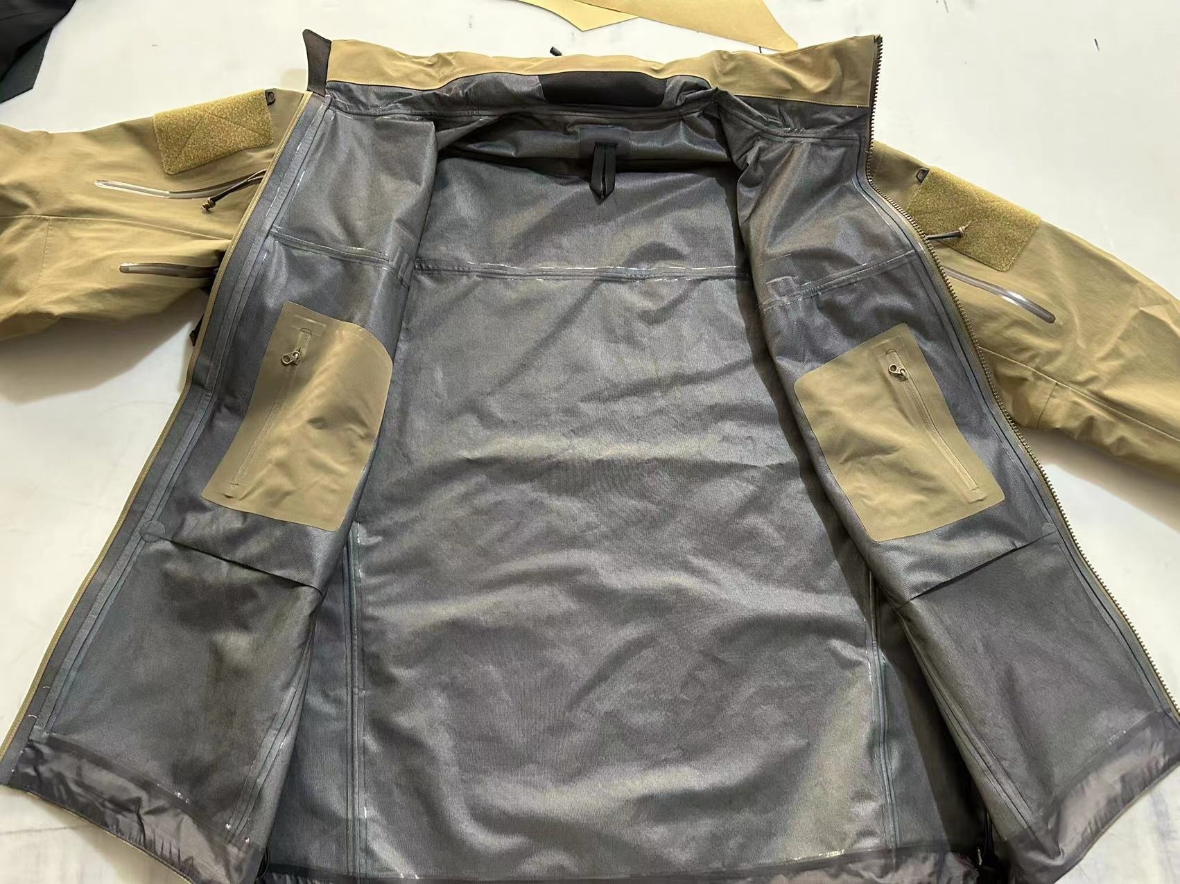 boy Boy Taizhou Niaojia Hard Shell Full Heat Seal Three-Layer Laminated 3L Fabric Bird Same Style Military Version Single Layer_voghion.com