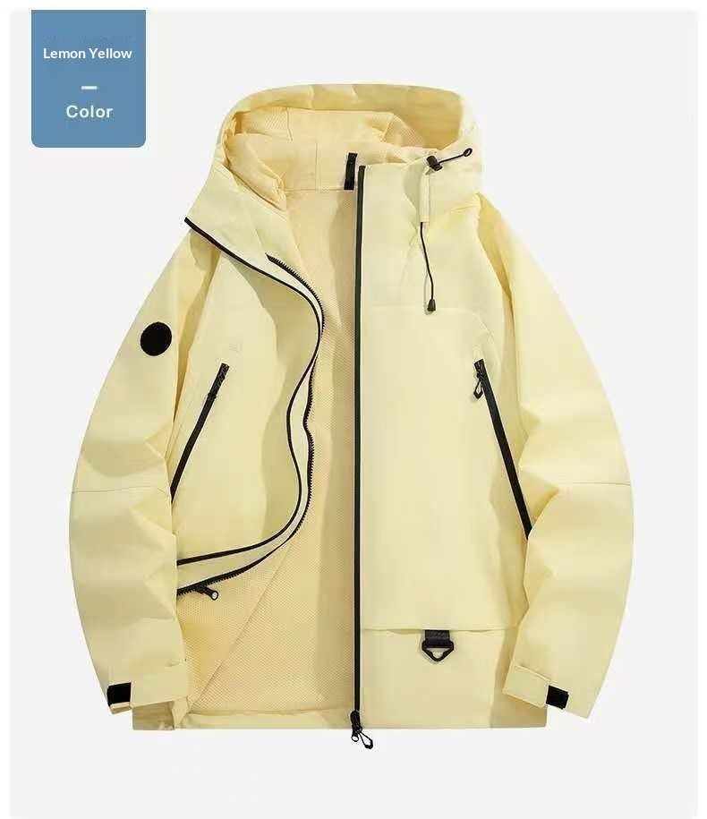 ragazzo Ragazzo 2025 Autunno Inverno Nuovo 3 in 1 Giacca da sci impermeabile antivento staccabile da uomo da donna_voghion.com