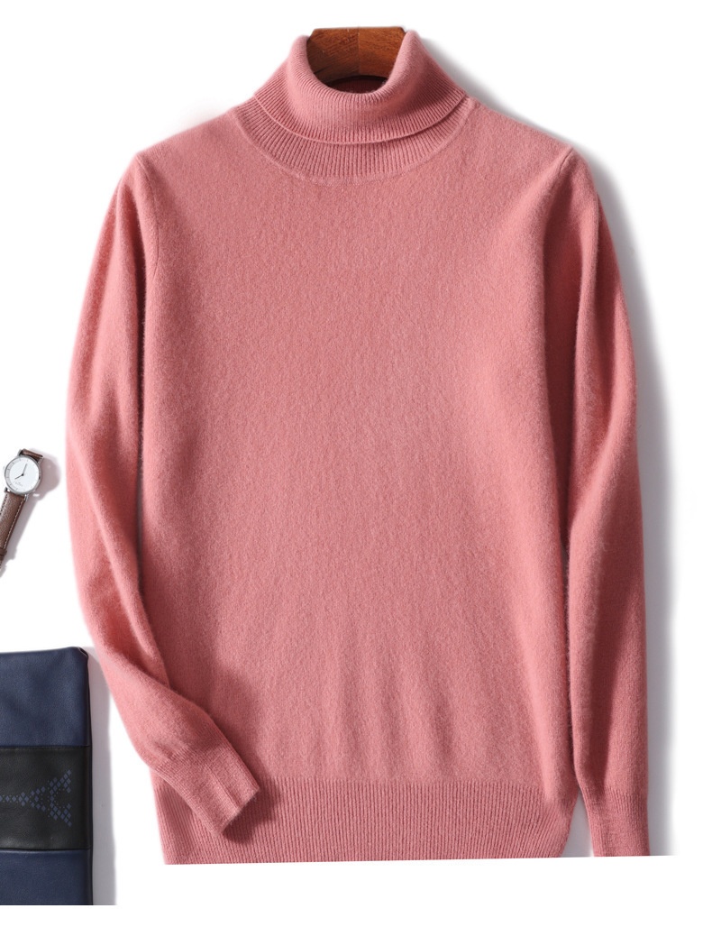 boy Boy Boy New Pure 100% Wool Men's Cashmere Spring Autumn Pullover Versatile Sweater Business Casual Inner Layer Base Shirt_voghion.com