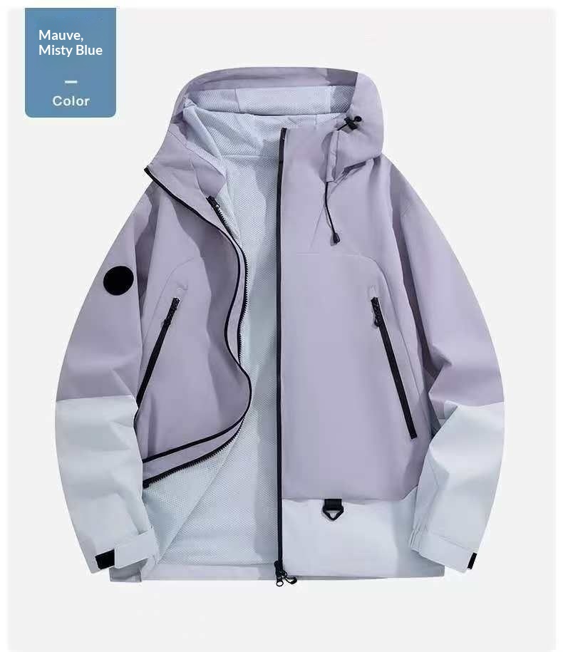 ragazzo Ragazzo 2025 Autunno Inverno Nuovo 3 in 1 Giacca da sci impermeabile antivento staccabile da uomo da donna_voghion.com