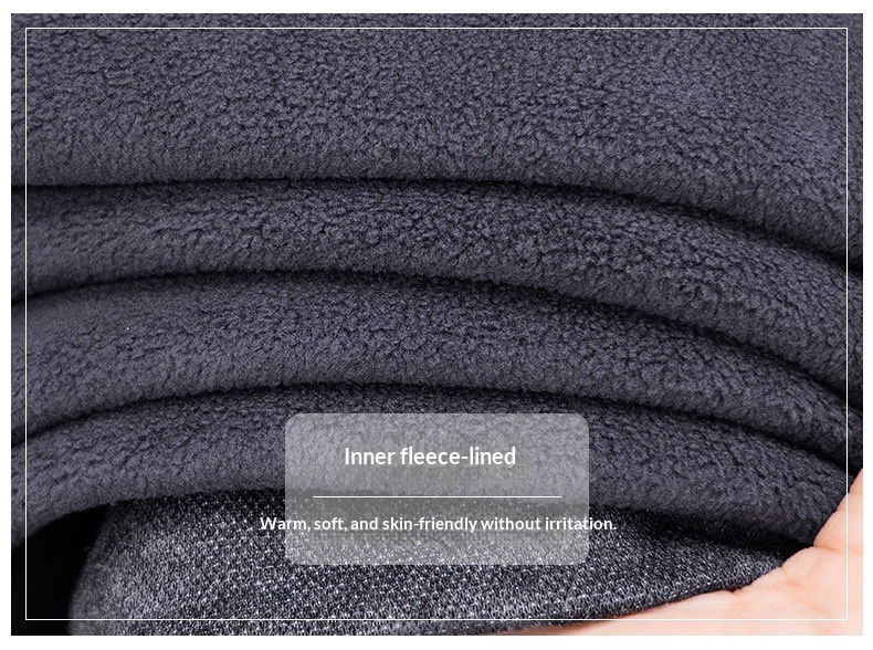 Ragazzo Ragazzo Ragazzo Maglione monopezzo in pile con lana di pecora, maglione lavorato a maglia a due pezzi ispessito per uomo, base calda per papà in autunno e inverno_voghion.com