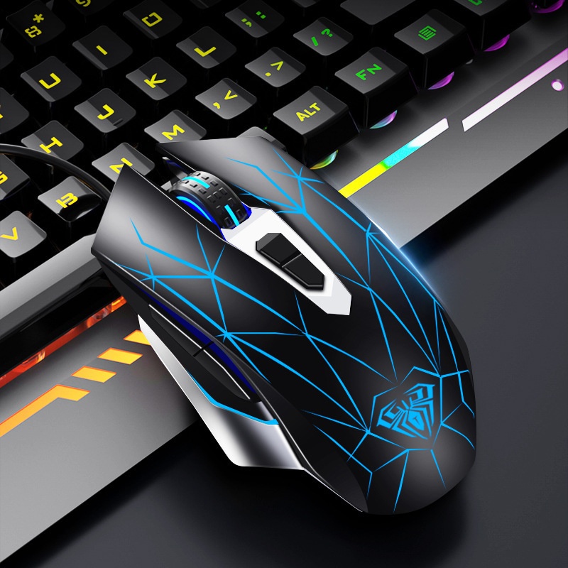 Digitex Digitex AULA/Wolf Spider S50 Gaming Wired E-sports USB Ro Programming PUBG Mouse_voghion.com