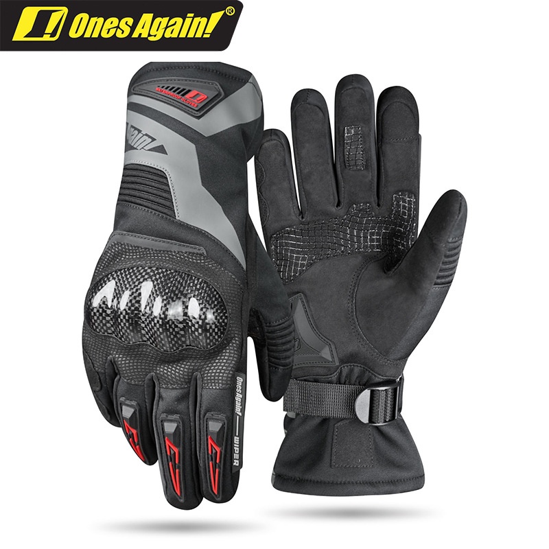 OnesAgain Motorrad-Winterhandschuhe für Herren, lang, wasserdicht, winddicht, warm, für Damen und Herren – Anti-Drop-Handschuhe_voghion.com