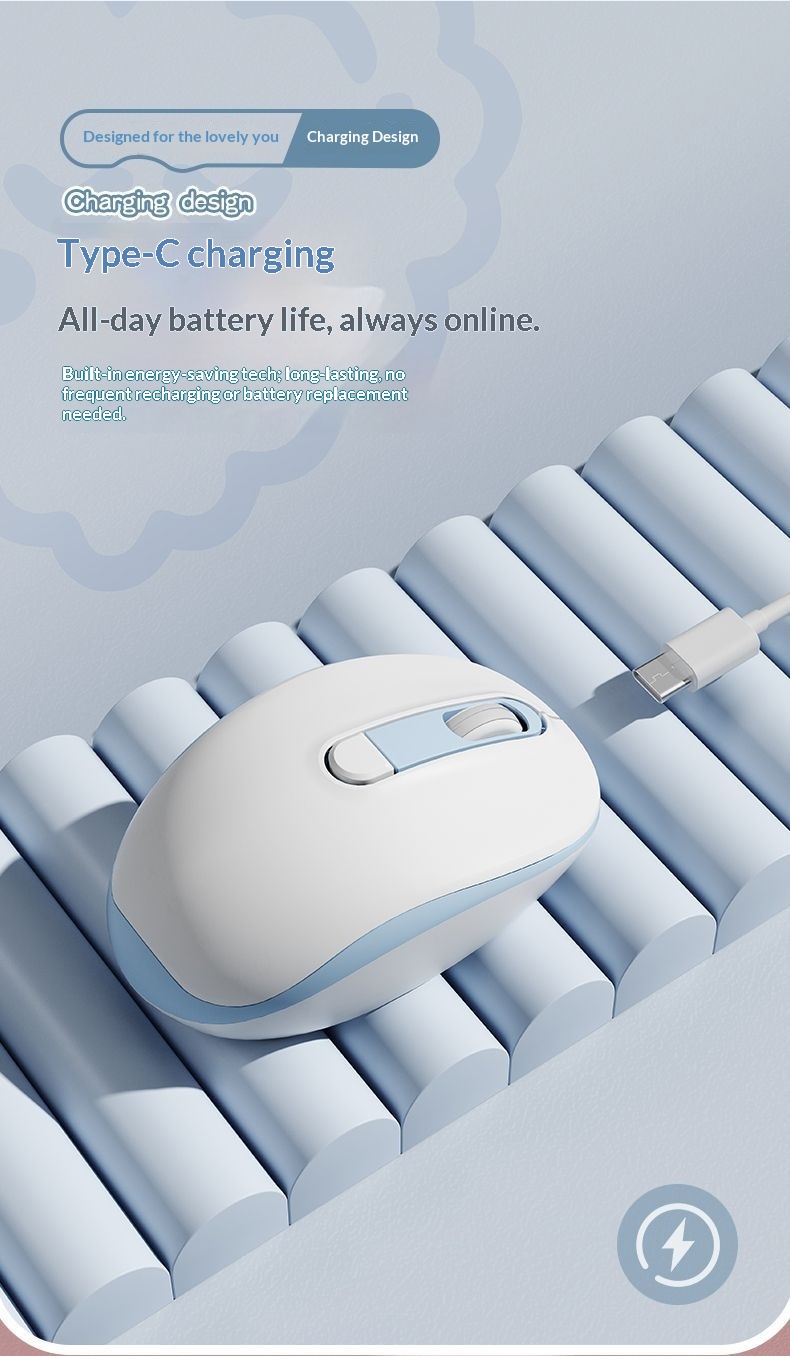 Digitex Digitex Mouse cablato silenzioso durevole da ufficio per giochi desktop universale per laptop compatibile con Lenovo ASUS Xiaomi_voghion.com
