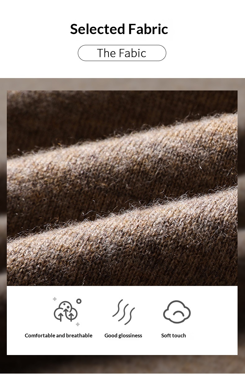 ragazzo Ragazzo Ragazzo Ragazzo Hengyuanxiang Maglione sottile in pura lana al 100% 2023 Autunno Inverno Nuovo girocollo tinta unita Camicia di base Abbigliamento da uomo_voghion.com