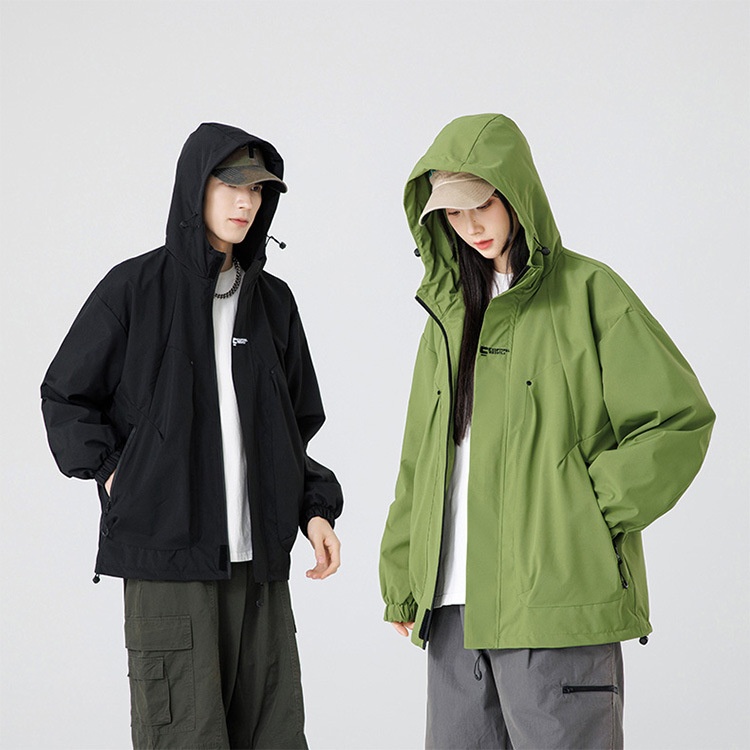 boy Boy Cross-Border Hot Sring And Autumn New Coule's Windbreaker Outdoor Waterroof Jacket Men's Functional Style Workwear_voghion.com