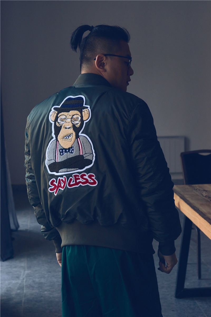 boy 2025 Winter New American Hip-Hop Fleece-Lined Thickened Plus Size Bomber Men's Embroidered Baseball Jacket Trendy Street_voghion.com