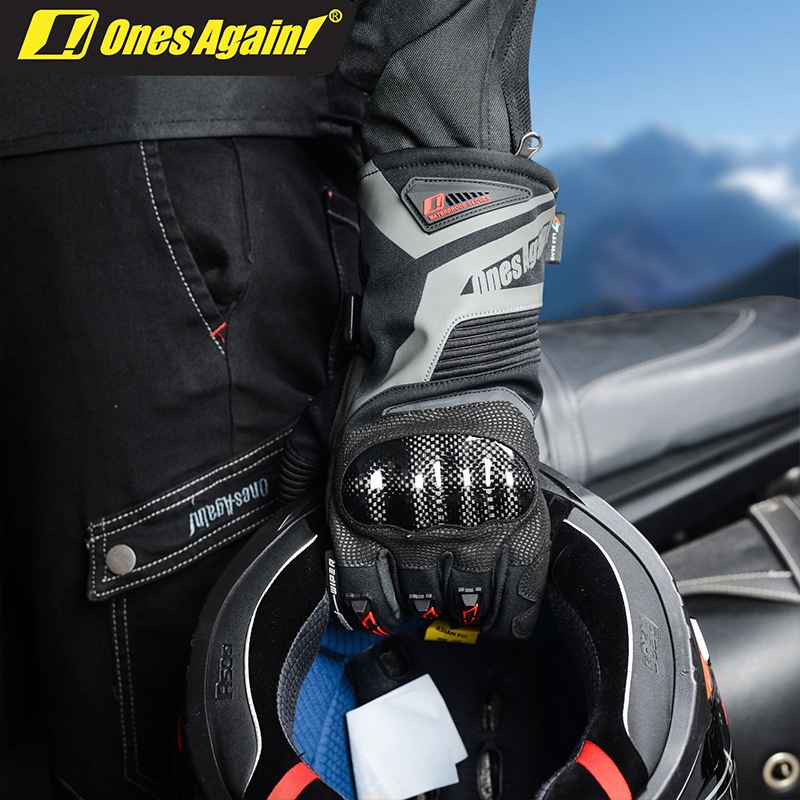 OnesAgain Motorrad-Winterhandschuhe für Herren, lang, wasserdicht, winddicht, warm, für Damen und Herren – Anti-Drop-Handschuhe_voghion.com