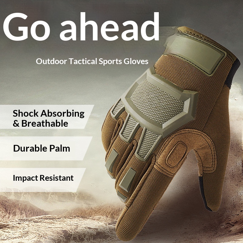 boy Boy Boy Men's And Women's Sports Cycling Outdoor Mountaineering Anti-Slip Motorcycle Full Finger Protection Wear-Resistant Touch_voghion.com